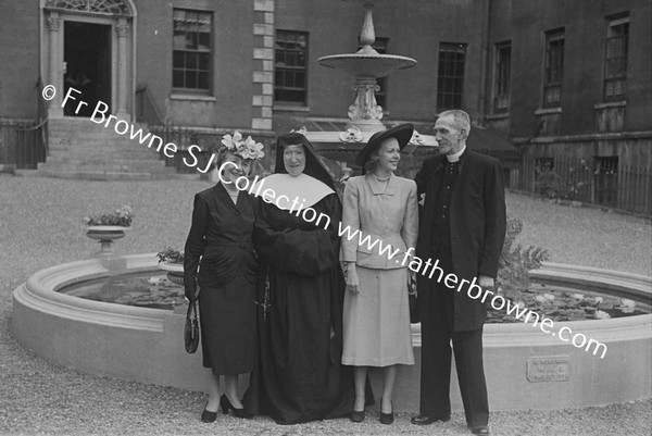 MGR SCANNELL  WITH SISTER NIECE AND MOTHER BRENDAN